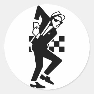 Adesivo Dançarina de SKA