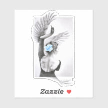 Dançarina de Swan Balé Elegante Arte surreal