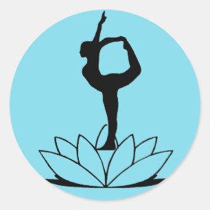 Adesivo Dançarina Pose - Yoga Sticker