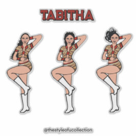 Adesivo Dançarina Red Tiger #2