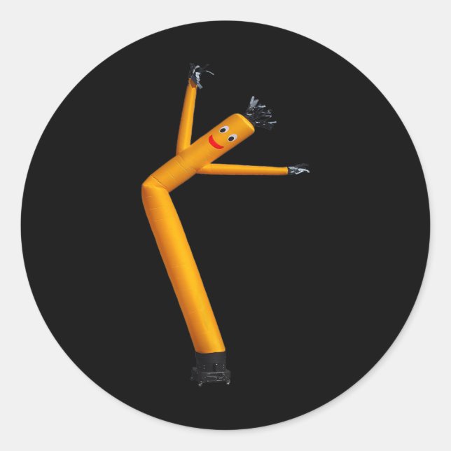 Adesivo Dançarino de Ar Divertido Dançando Presente Wavin  (Frente)