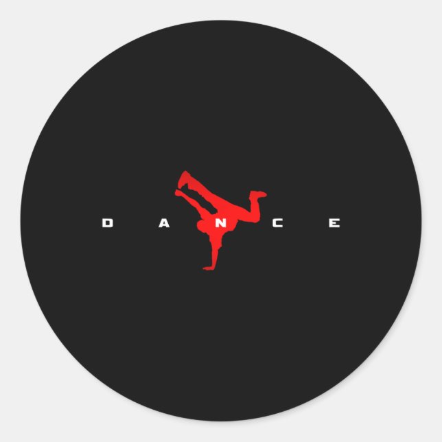 Adesivo Dançarino de dança (Frente)