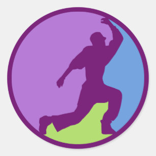 Adesivo Dançarino de Hip Hop