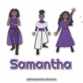 Adesivo Dançarino de Prata Branca Roxo Tripla #1