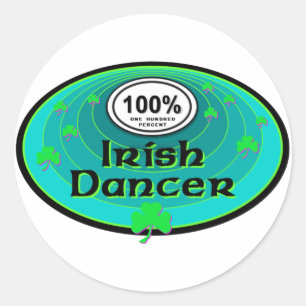 Adesivo Dançarino do irlandês de 100%