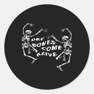 Adesivo Dançarino Ossos Secos Vêm Vivos Da Bíblia