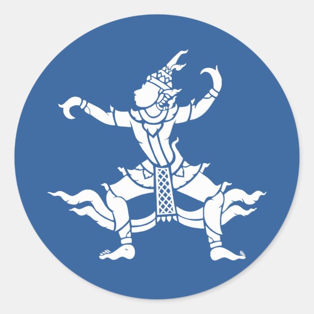 Adesivo Dançarino Tailandês ⚠ Sinal ⚠ Tailândia (Frente)