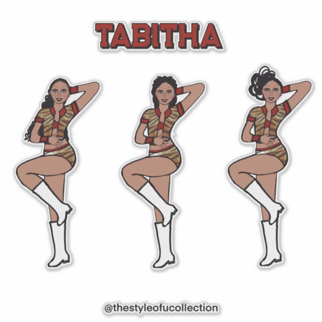 Adesivo Dançarino Tigre Vermelho nº 1 (Frente)