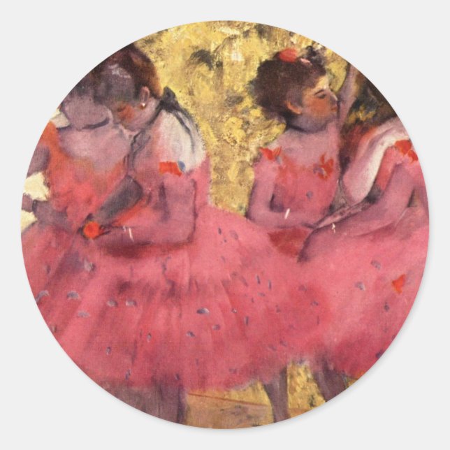 Adesivo Dançarinos a rosa (Frente)