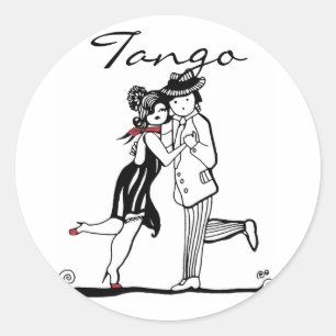 Adesivo Dançarinos do tango