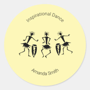 Adesivo Dançarinos Inspiracionais Silhouette Motivacionais