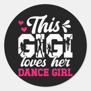 Adesivo Dance Gigi Adora Sua Dança Gigi De Um Dançarino G