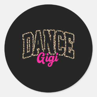 Adesivo Dance Gigi Leopard Dançando Gigi Life Girls D