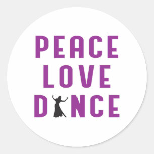 Adesivo Dance Love Dancing Party Sport Dancer Engraçado P