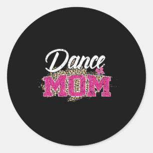 Adesivo Dance Mãe Leopard Engraçado Dançando Mãe Dia de as