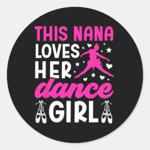 Adesivo Dance Nana Ama A Dança Nana De Uma Dançarina N