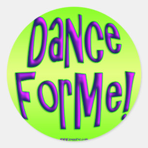 Adesivo Dance Para Mim!Adesivos