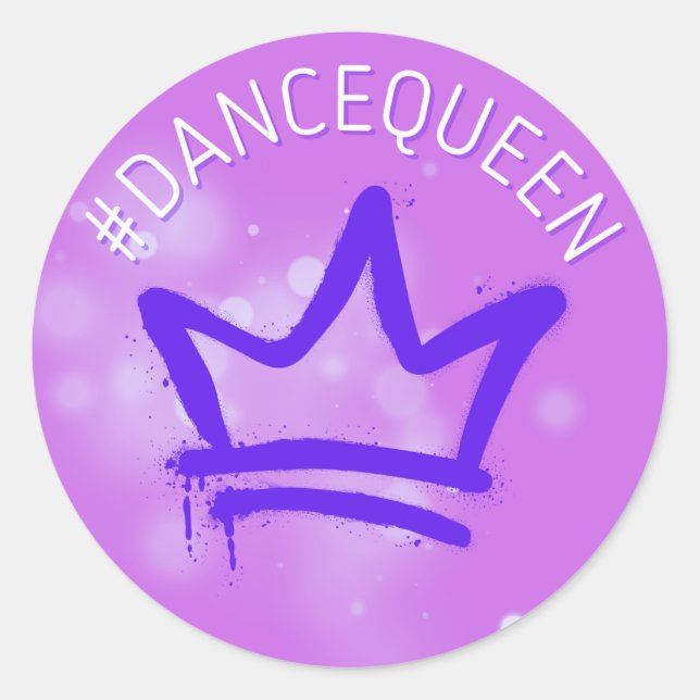 Adesivo Dance Queen Sticker (Frente)