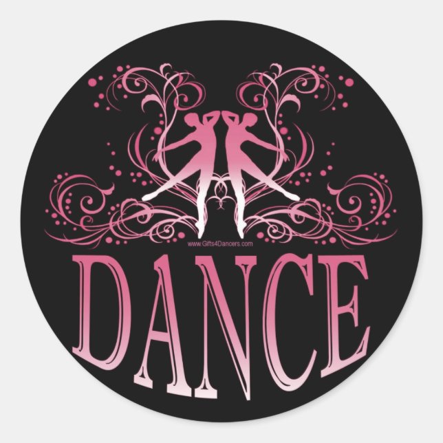 Adesivo Dance Sticker (rosa) (Frente)