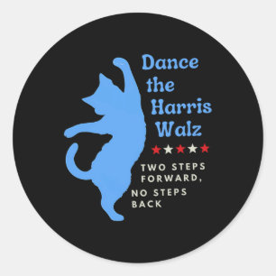 Adesivo Dance The Harris Wheimer 2024 Cat Lady Vote Kamala