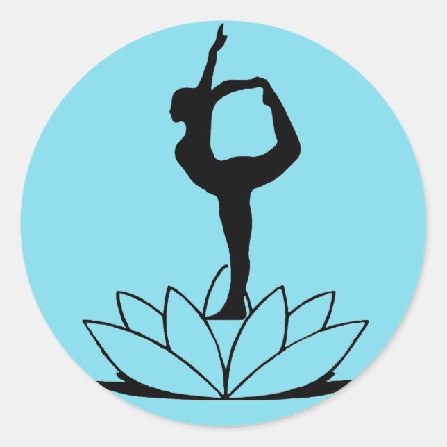 Adesivo Dancer Pose - Yoga Sticker (Frente)