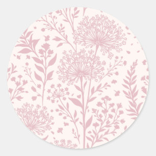 Adesivo Dandelion Doce Rosa Abafada - Neutro