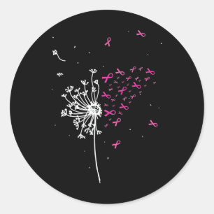 Adesivo Dandelion Fita Rosa Fita Legal Sensibilização para