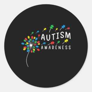 Adesivo Dandelion Quebra-cabeça Piece Legal Autismo Menina