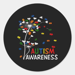 Adesivo Dandelion Quebra-cabeça Piece Legal Autismo Presen