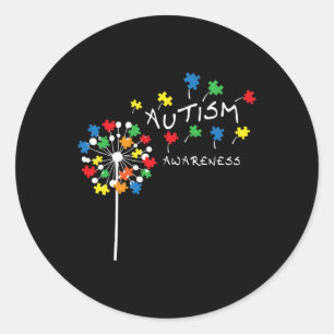 Adesivo Dandelion Quebra-cabeça Piece Legal Autismo Presen