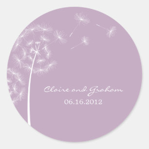 Adesivo Dandelion Wish Favor Sticker ou Envelope Selo