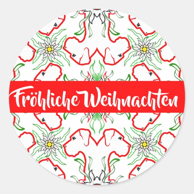 Adesivo Dane Grande de Natal (Frente)
