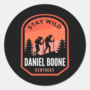 Adesivo Daniel Boone Kentucky Caminhada Na Natureza