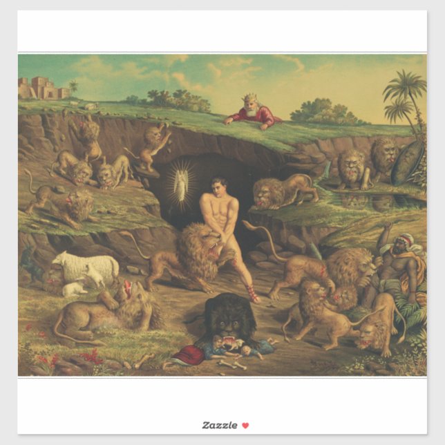 Adesivo Daniel no Lions'Den (Folha)