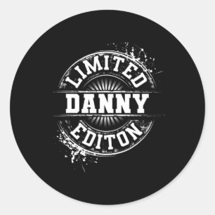 Adesivo Danny Limited Edition Engraçado Piada de Nome Pers