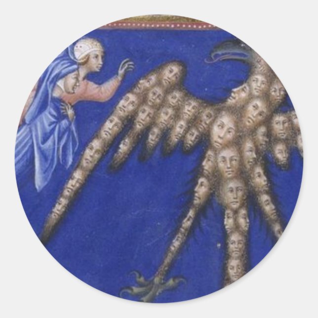 Adesivo Dante com a Águia em Paradiso (Frente)