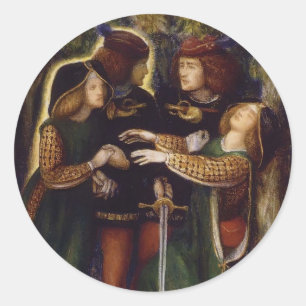 Adesivo Dante Gabriel Rossetti: Como se encontraram