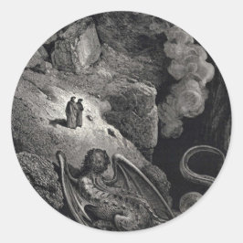 Adesivo Dante & Virgil com Geryon Stickers