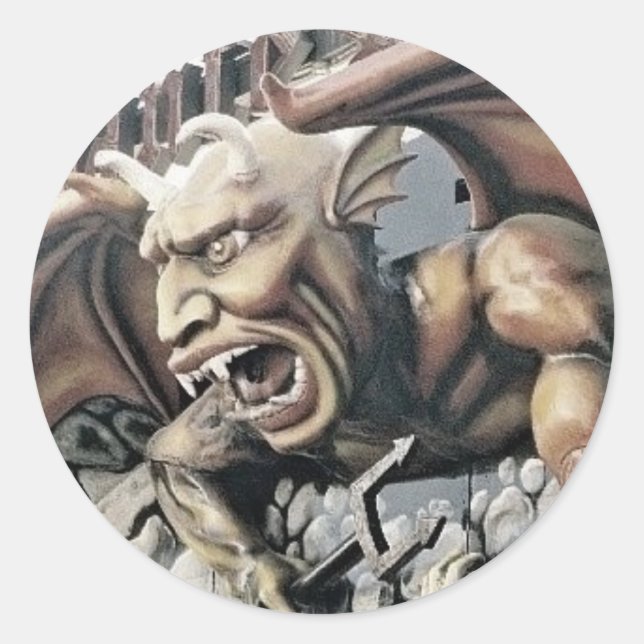 Adesivo Dante's Inferno Spookhouse Demon Stickers (Frente)