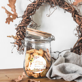 Adesivo Dar Obrigados | Monograma de Ação de Graças de Aqu