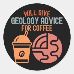 Adesivo Dará Conselhos de Geologia por Café