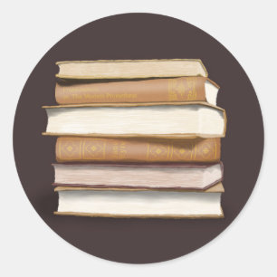Adesivo Dark Academia Antique Books