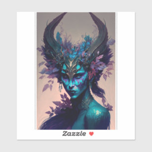 Adesivo Dark Elf Fantasy Art