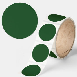 Adesivo Dark Green Cedar Tree Color solid minimalist