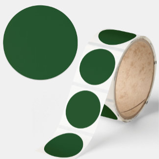 Adesivo Dark Green Cedar Tree Color solid minimalist