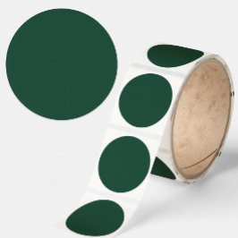 Adesivo Dark Green Pine Tree Color solid minimalist