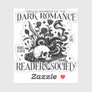Adesivo Dark Romance Readers Society