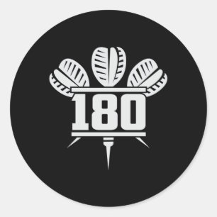 Adesivo Dart Dartboard Arrow Seta Escura Engraçada 180