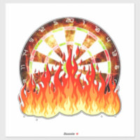 Darts, fogo no jogo no conselho do dardo
