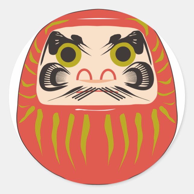 Adesivo Daruma (Frente)